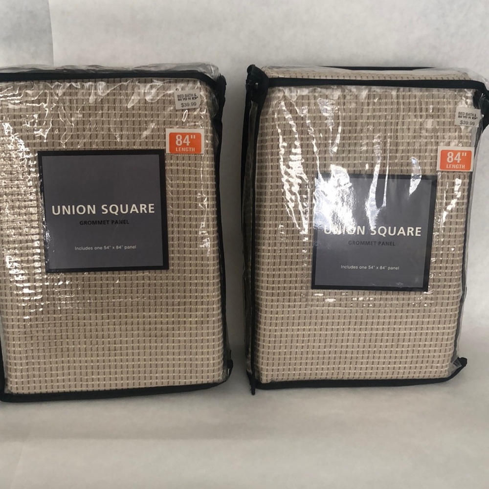 Pair 84” Grommet Window Panels you get 2